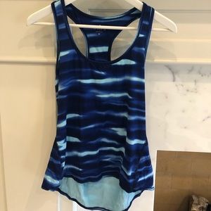 Athleta blue workout tank